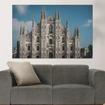 Катедралата Дуомо в Милано - картина пано за стена
