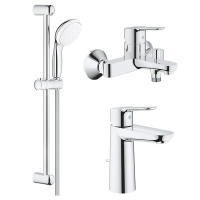 Душ система, смесител за баня и смесител за вана BauEdge GROHE