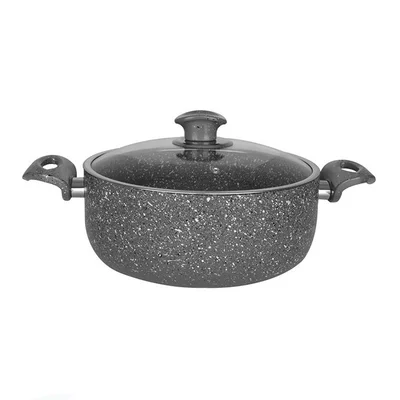 Дълбока тенджера с гранитно покритие 20 см SN003 MENZIR