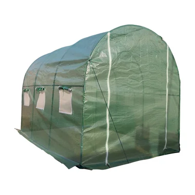 Тунелна оранжерия 3x2x2 м 6 прозореца GREEN GARDEN