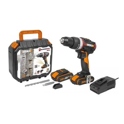 Акумулаторна ударна безчеткова бормашина Worx Slammer WX-JCR 20V 50Nm