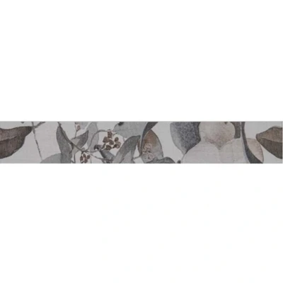 Фриз 6x40 см Силк цветя сив 2624 KAI