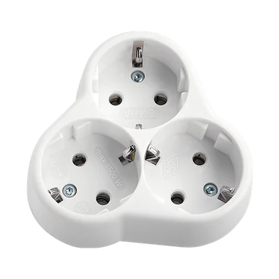 Контакт разклонител троен - YONKA