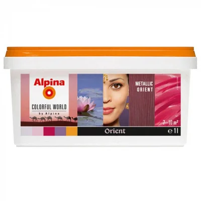 Оцветен латекс METALLIC ORIENT ALPINA - 1л