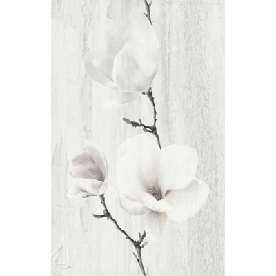 Декор плочка 25x40 см Пастел Магнолия сив 5849 KAI