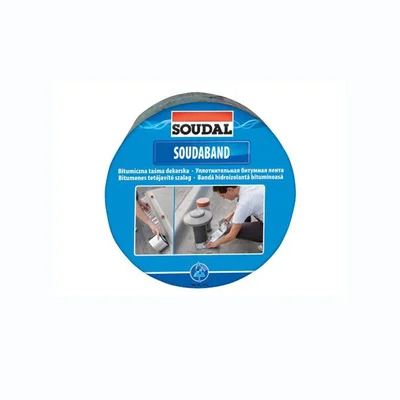 Уплътнителна лента 7.5см x 10м Soudaband алуминий SOUDAL/101161