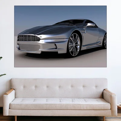 Aston Martin - спортна кола - картина пано за стена