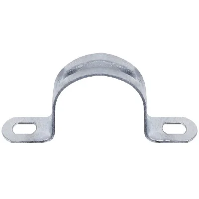 Двойна метална скоба за тръби и ел. кабели - Ф16