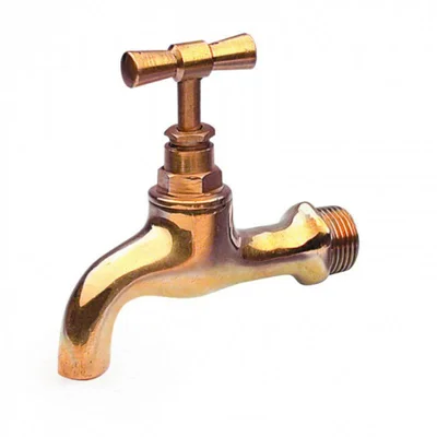 Канела без холендър - полиран месинг 1/2"