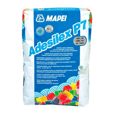 Лепило за керамични плочки Adesilex P7 25 кг MAPEI