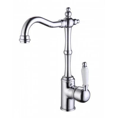 Висок стоящ кухненски смесител хром INTER CERAMIC