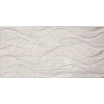 Фаянс 25x50 см Рея вълни кремав 5914 KAI