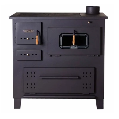 Готварска печка - модел ЕЛЕГАНТ с подвижен чугунен плот - 055-Е