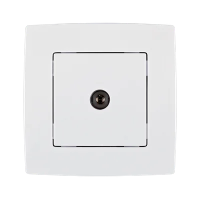 Контакт CITY ТV бял, металик