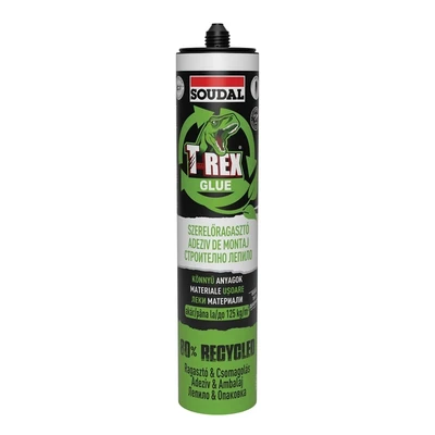 Монтажно лепило бяло леки материали T-Rex Green SOUDAL