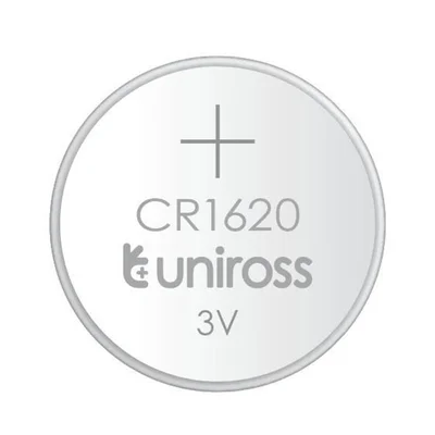 Литиева батерия CR1620 3V 65mAh UNIROSS