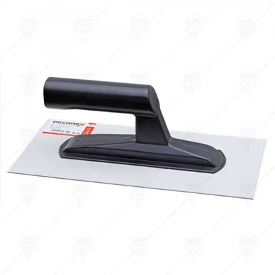 Маламашка PVC за минерални мазилки с отворена дръжка 14х28см DECOREX