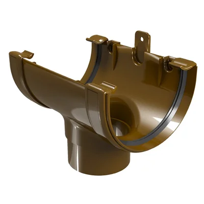 Снадка с дренаж Ф80 мм / Ф125 мм кафява REGENAU