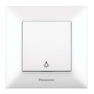 Стълбищен бутон Arkedia Slim цвят крем PANASONIC