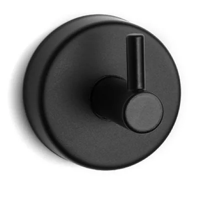 Закачалка за баня Moderno Черен мат KAPITAN