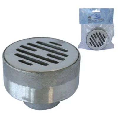 Кръгъл подов сифон ф85мм - прав