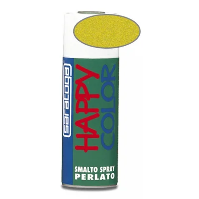 Спрей боя с перлен ефект - жълта - Happy Color SARATOGA