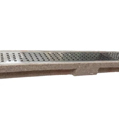 Дренажен канал от полимер 10x100x6 см MERTINOKS