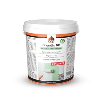 Грунд за гипсокартон 5 кг Grundix GB DCP