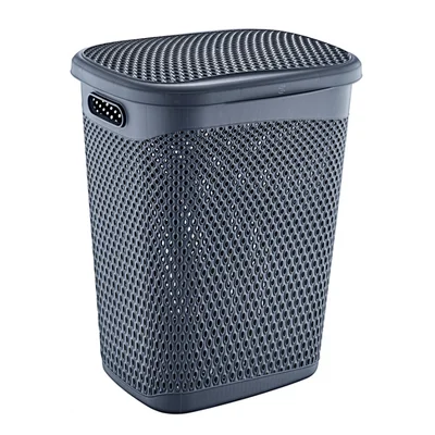 Кош за пране Мрежа 55 л антрацит