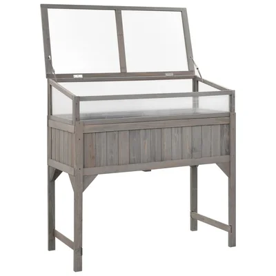 Леха с оранжерия - 110x54x120 см - масив