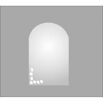 Огледало за баня 62x55 см Нарцис INTER CERAMIC