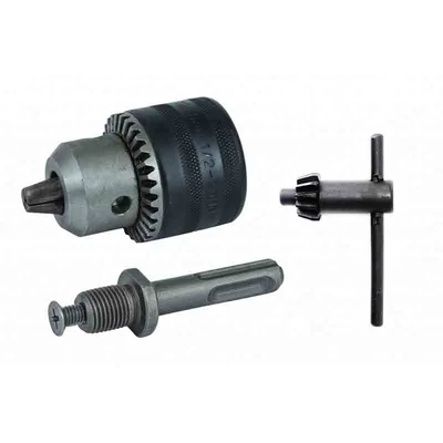 Патронник за бормашина 1/2" 13 мм с ключ и адапт. SDS-plus Raider