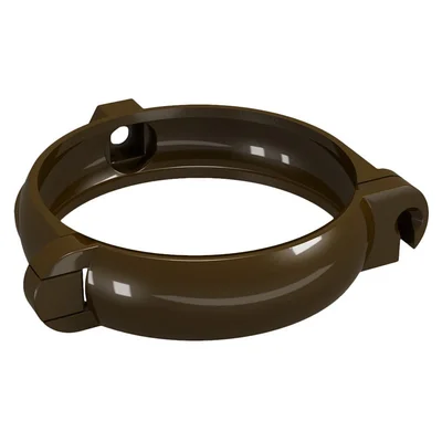Скоба за тръба Rainpipe Ø80 мм кафява DEVOREX