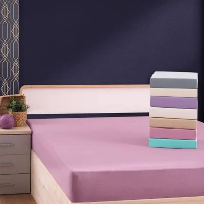 Чаршаф с ластик 160x200 см + две калъфки Square Powder ZAMBAK