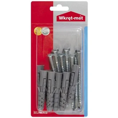 Комплект дюбели за бетон с винт 10Х80 с шестостенна глава