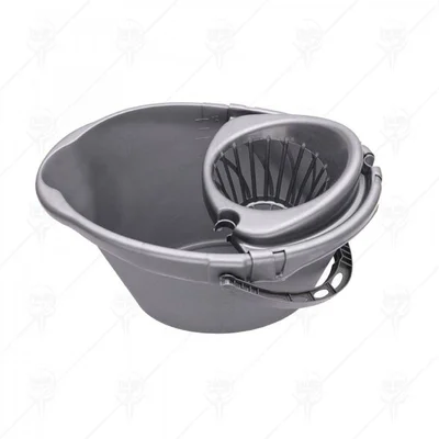 Овална кофа с цедка PVC 12 л