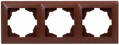 Рамка тройна орех Visage - GUNSAN