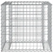 Градинска пейка с кошница габион импрегнирана борова дървесина - VL3196247 - Thumbnail 6