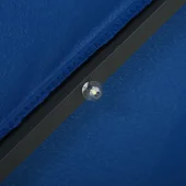 Градински чадър с LED осветление стоманен прът 300 см лазурен - Thumbnail 3