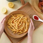 Хартиени незалепващи тавички за Airfryer Ф20 см 50 бр. - Thumbnail 5