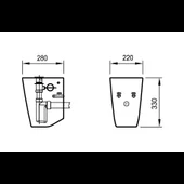 Полуконзола с десен отвор - Thumbnail 2