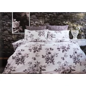 Спален комплект 4 части Сиви цветя COTTON GARDEN - Thumbnail 2