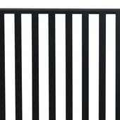 Външна пейка Черна Метал Стандартна Издръжлива Външна пейка - VL42008117 - Thumbnail 8