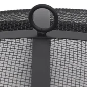 Външно преносимо огнище с грил, неръждаема стомана, 76 см - Thumbnail 7