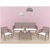Градински комплект 4 части Lizbon Lounge Set капучино RAINBOW - Thumbnail 4