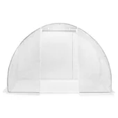 Оранжерия - 3x1.5x2 м - бял полиетилен и стомана- 4,5м² - Thumbnail 4