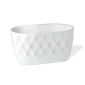 Сандък за цветя 30x14.5x15 см бял Yakamoz KARASU - Thumbnail 1