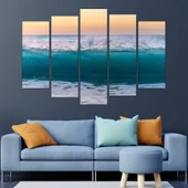 Синя океанска вълна - картина пано за стена - Thumbnail 3