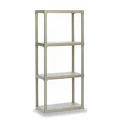 Стелаж 60х30х133 см бежов PVC 4x20 кг - Thumbnail 1