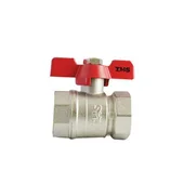 Cферичен кpaн Т- ръкохватка ЖЖ 3/4" - Thumbnail 1